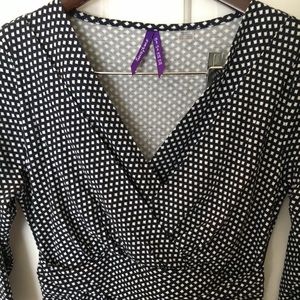 Seraphine polka dot maternity dress